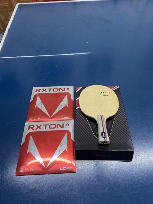 Combo cốt vợt Palio Ivory kết hợp với 2 mặt vợt Loki Rxton I