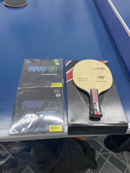 Combo cốt vợt Yinhe Cannon kết hợp với 2 mặt vợt Yinhe 9000Z