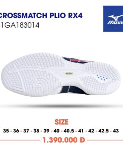 Giày Mizuno Crossmatch RX4 (Trắng Xanh Đỏ)