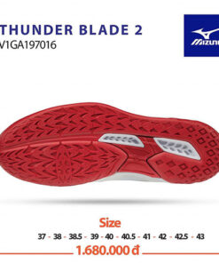 Giày Mizuno Thunder Blade 2 (Đỏ trắng đen)