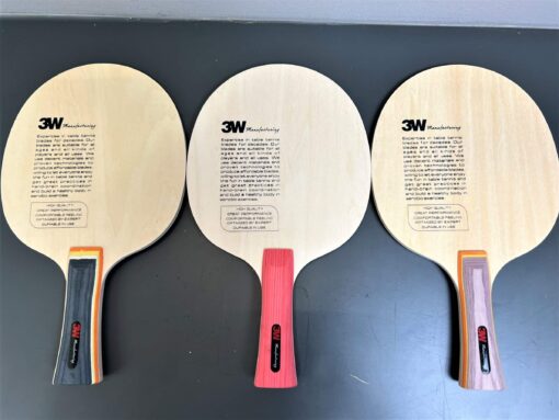Combo cốt vợt 3W kết hợp với đôi mặt vợt Razer (Xám - Cam)