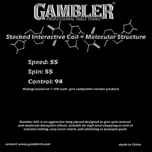 Mặt vợt Gambler GXL (gai dài)