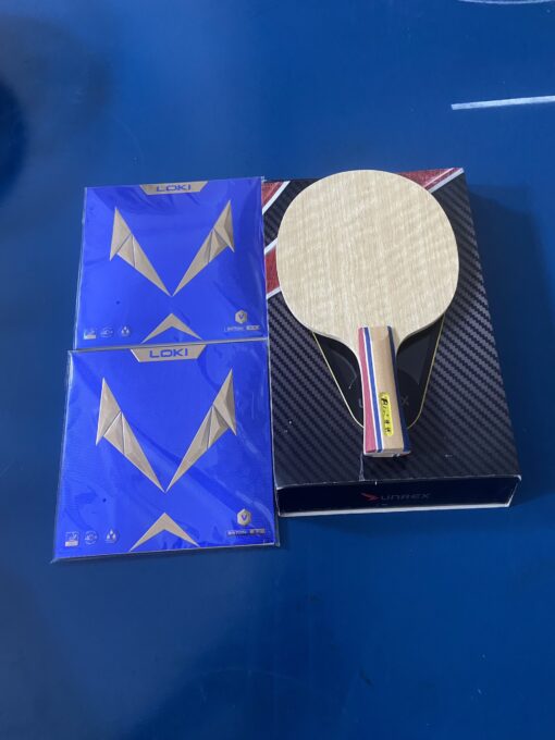 Combo cốt vợt Palio (Phiên bản gỗ đặc biệt) kết hợp đôi mặt vợt Loki V