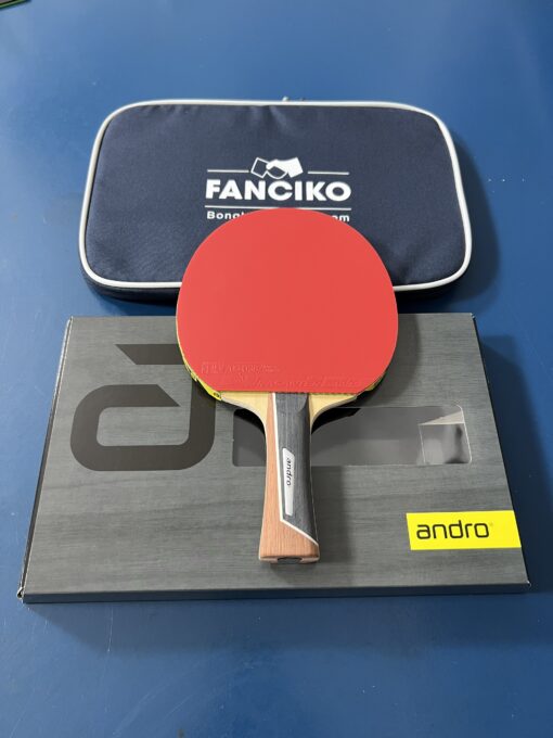 Combo cốt vợt Andro Treiber Z kết hợp đôi mặt vợt Andro Rasanter V42