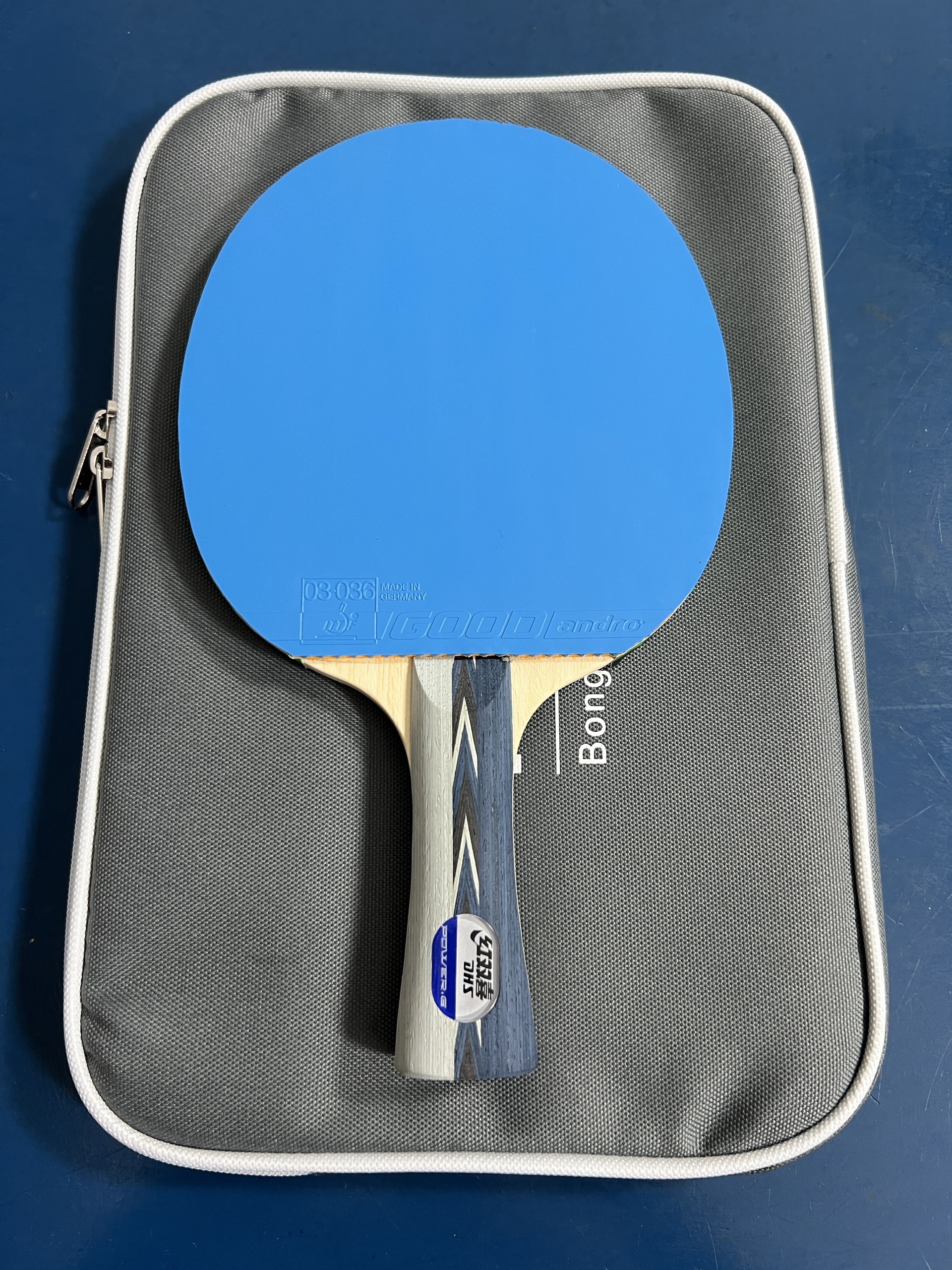 Combo cốt vợt DHS PG 9 kết hợp đôi mặt vợt Andro Good