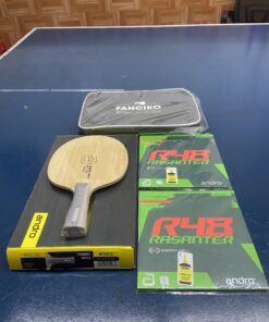 Combo cốt vợt Andro Timber 7 OFF/S kết hợp đôi mặt vợt Andro Rasanter R48