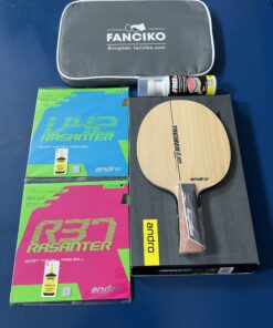 Combo cốt vợt Andro Treiber Z kết hợp mặt vợt Andro Rasanter V42 và Andro Rasanter R37