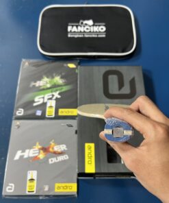 Combo cốt vợt Andro Treiber Q kết hợp mặt vợt Andro Hexer Grip SFX và Hexer Duro