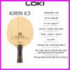 Cốt vợt Loki K3 Carbon